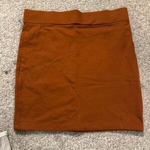 Forever 21 fitted cotton mini skirt